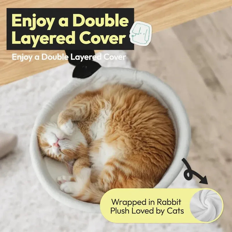 Clamp-On Desk Cat Bed for Home Office | Kumo
