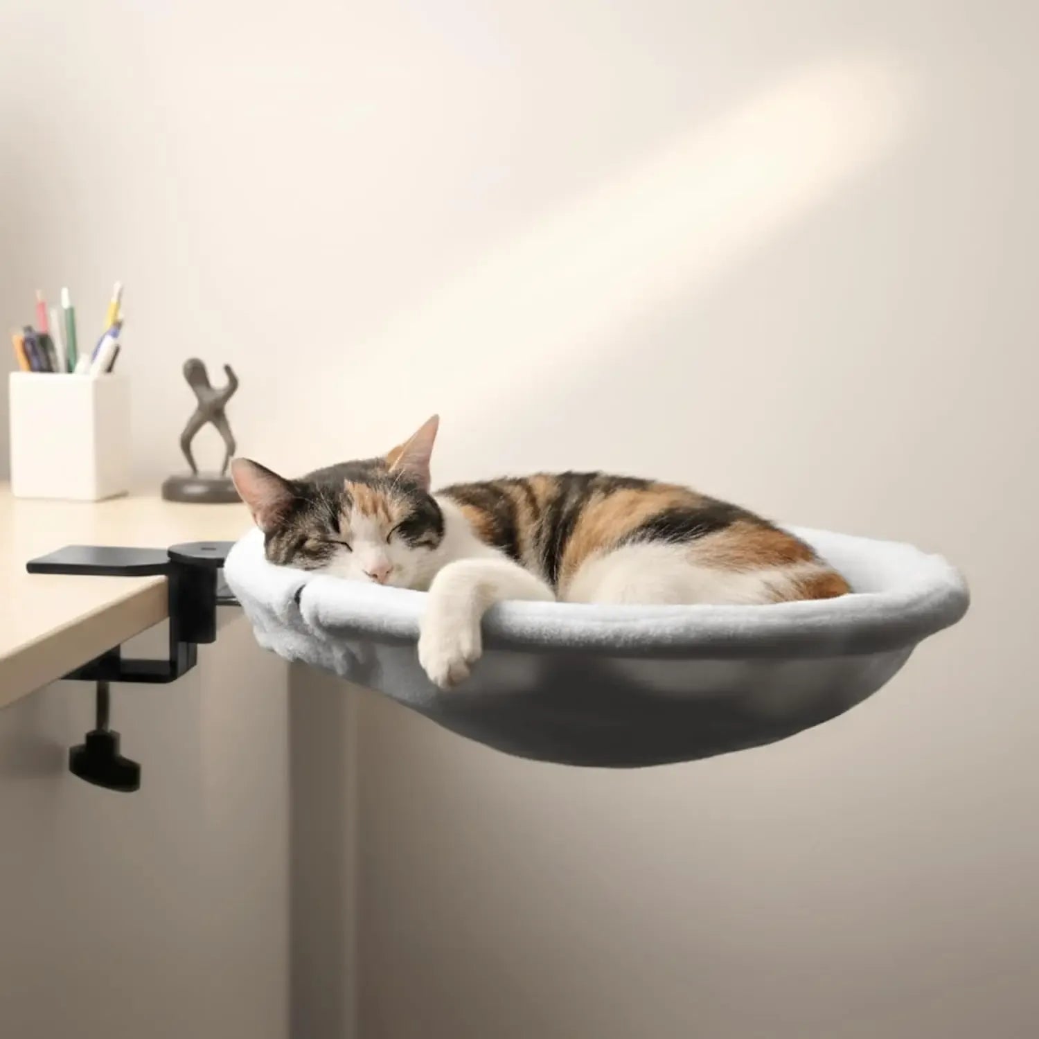 Clamp-On Desk Cat Bed for Home Office | Kumo